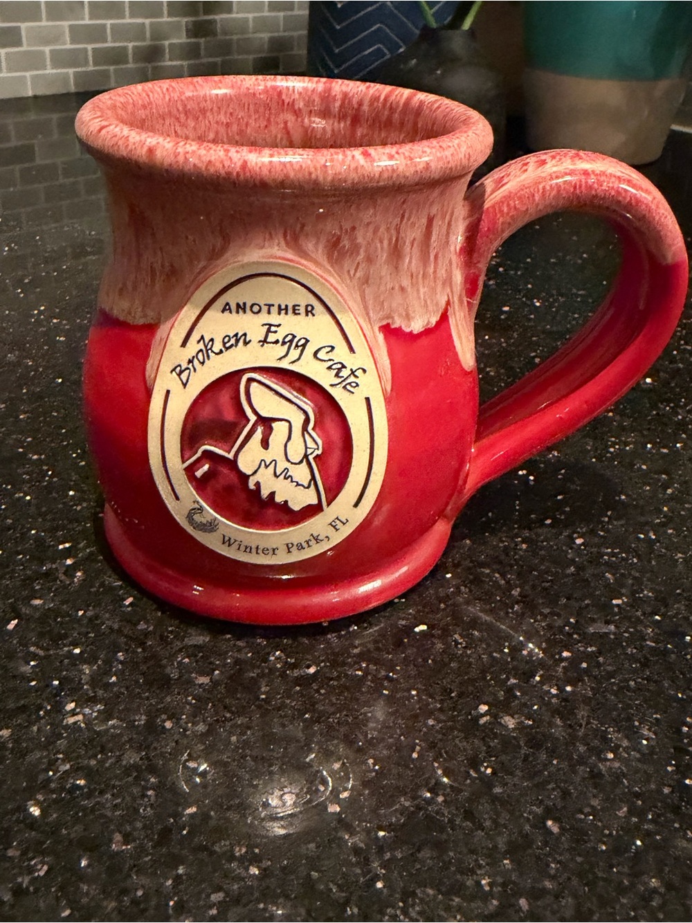Another Broken Egg Cafe Ceramic Mug - Deneen Pottery